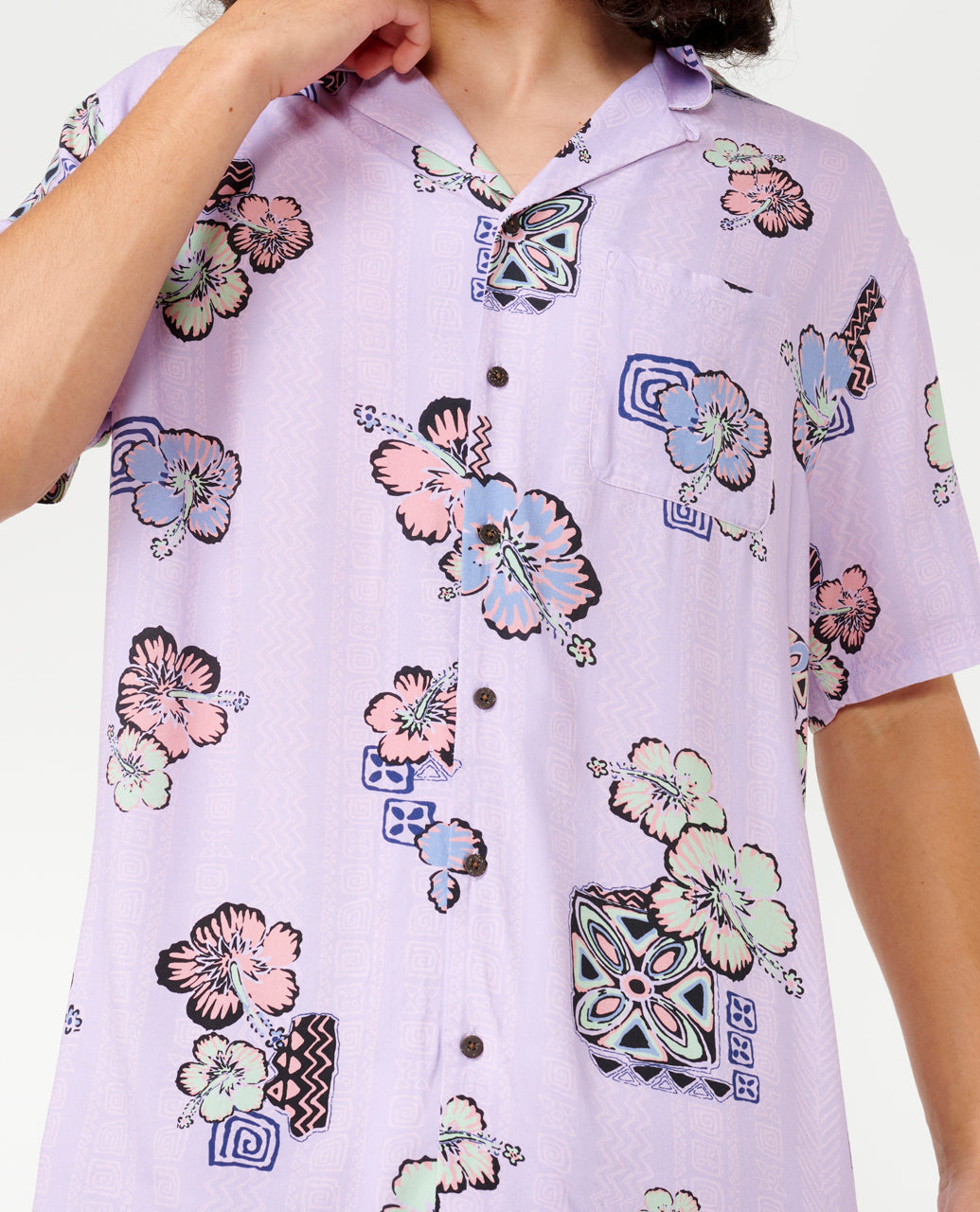 HOFFMAN S/S SHIRT - lilac