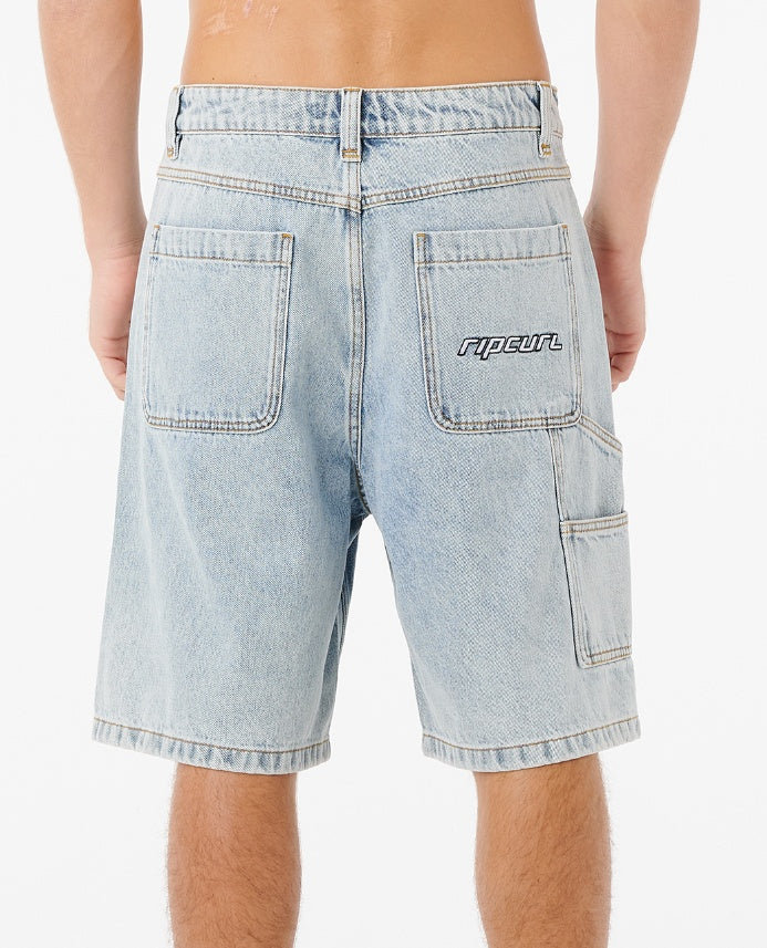 NU DOSE DENIM WALKSHORT - washed blue