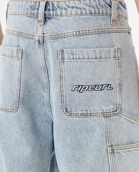 NU DOSE DENIM WALKSHORT - washed blue