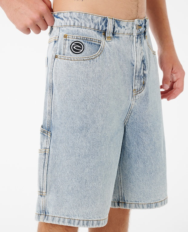 NU DOSE DENIM WALKSHORT - washed blue