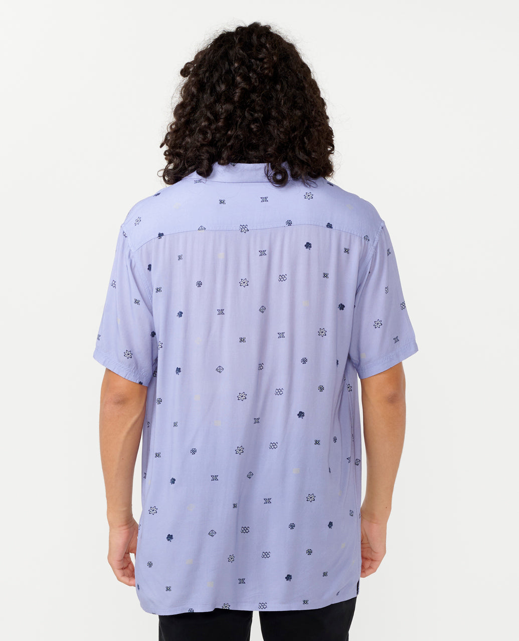 HOFFMAN MICRO S/S SHIRT - spray blue