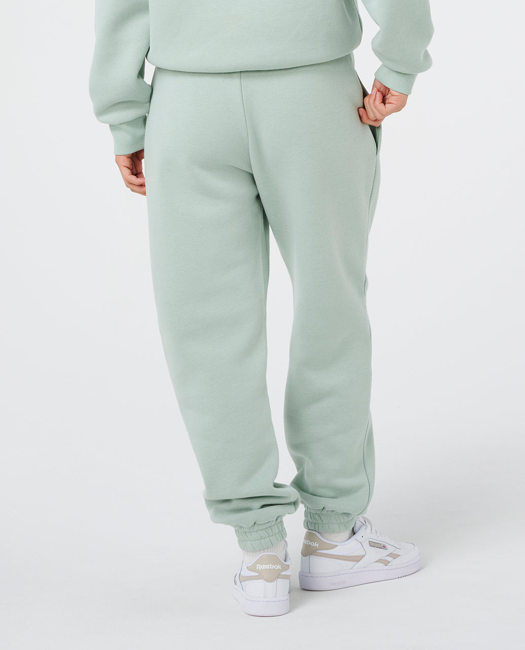 SURF STAPLE TRACKPANT - aqua gray
