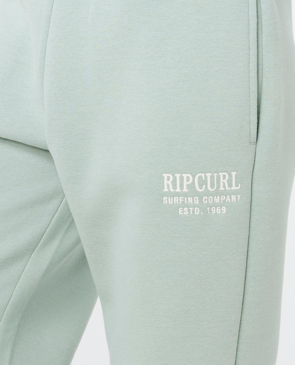 SURF STAPLE TRACKPANT - aqua gray