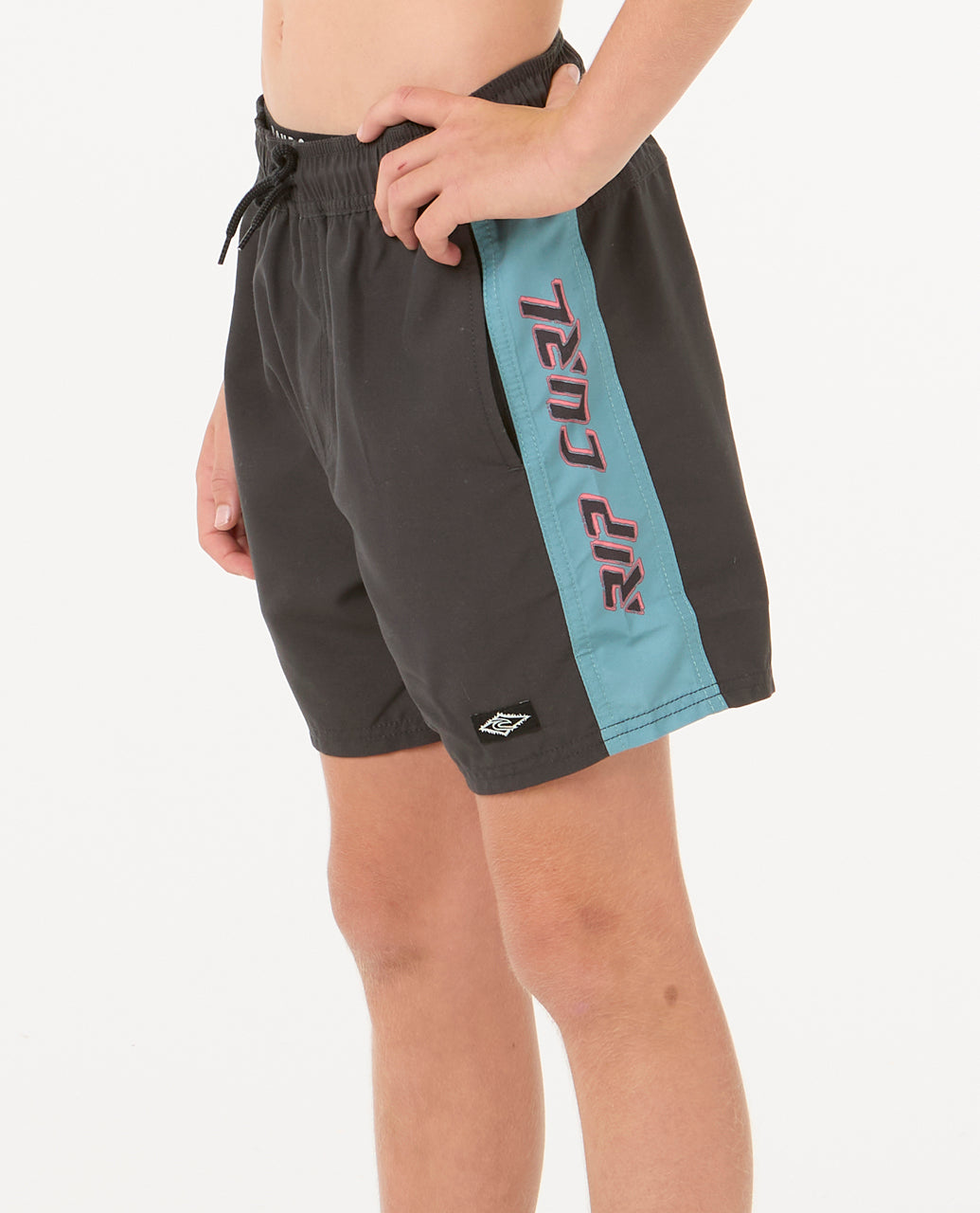 RAW ENERGY BLOCK VOLLEY - BOY - washed black