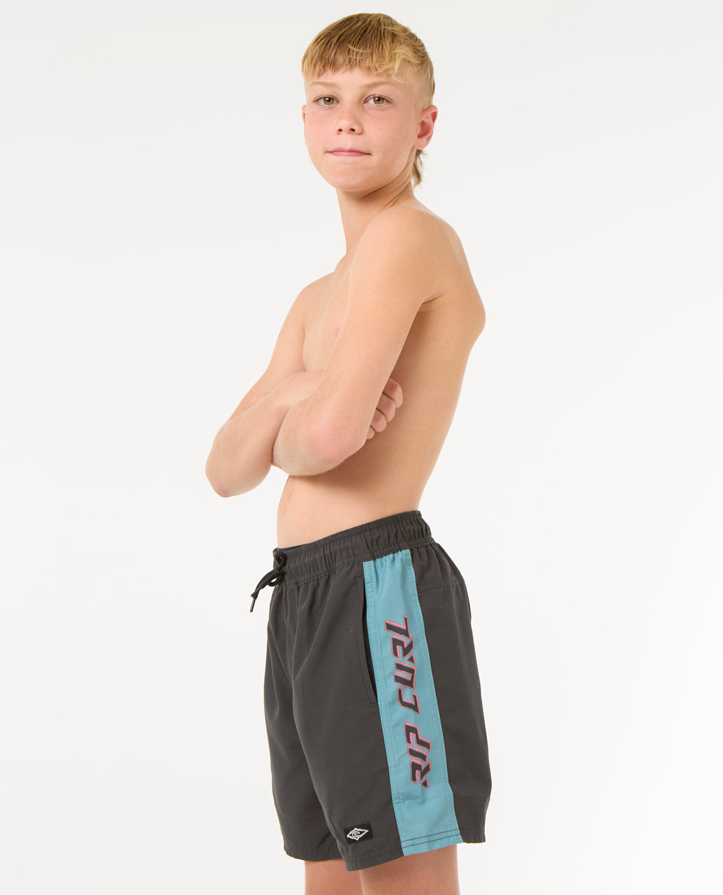 RAW ENERGY BLOCK VOLLEY - BOY - washed black