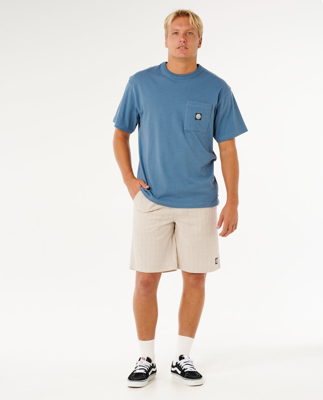 PREMIUM SURF CHECK VOLLEY - stone