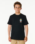SEARCH ICON TEE -BOY - black