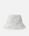 MIXED UPF BUCKET HAT - mid blue