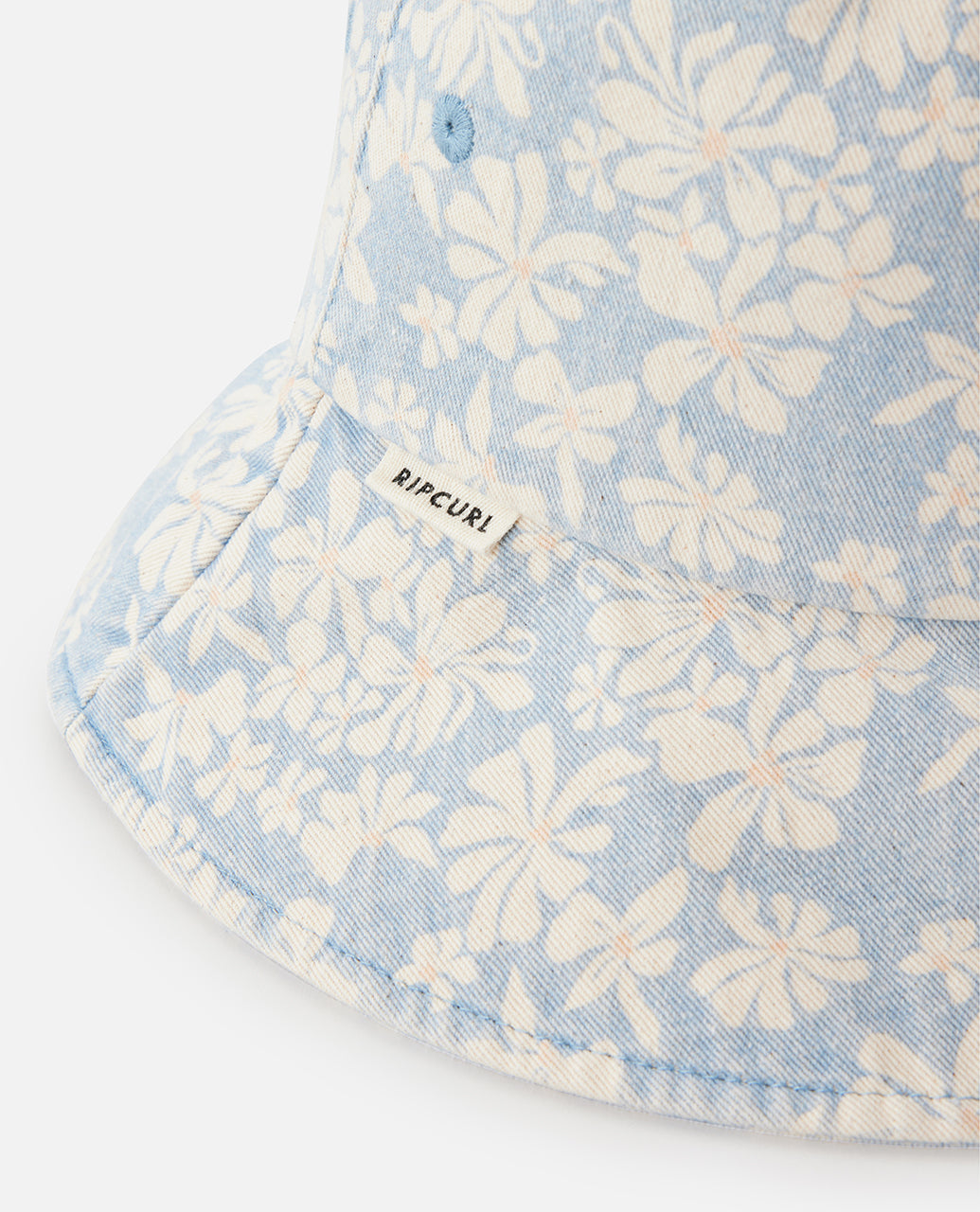 MIXED UPF BUCKET HAT - mid blue