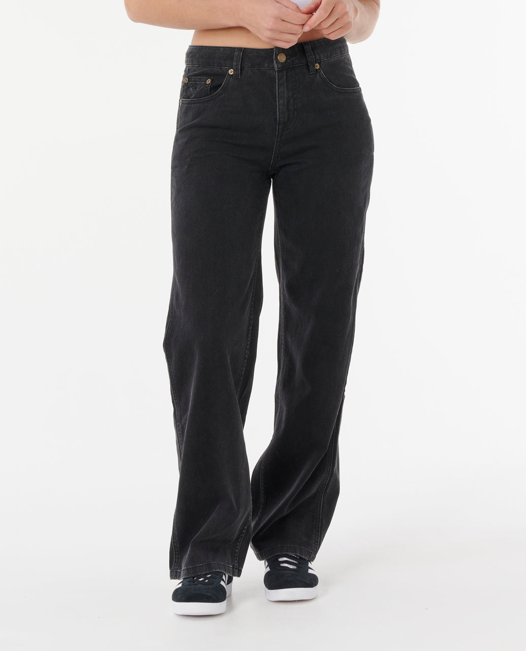 AGGIE RELAXED JEANS - black