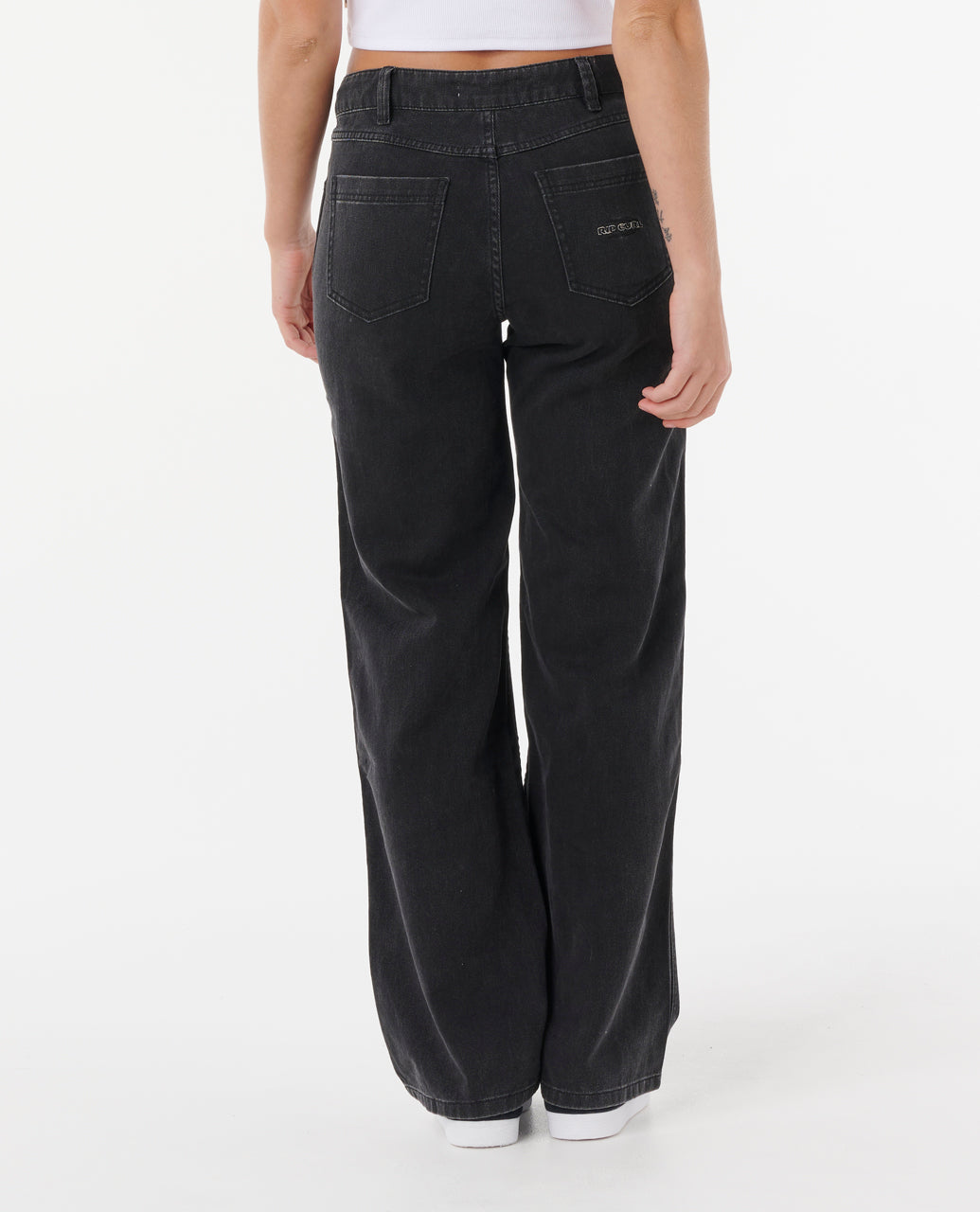 AGGIE RELAXED JEANS - black