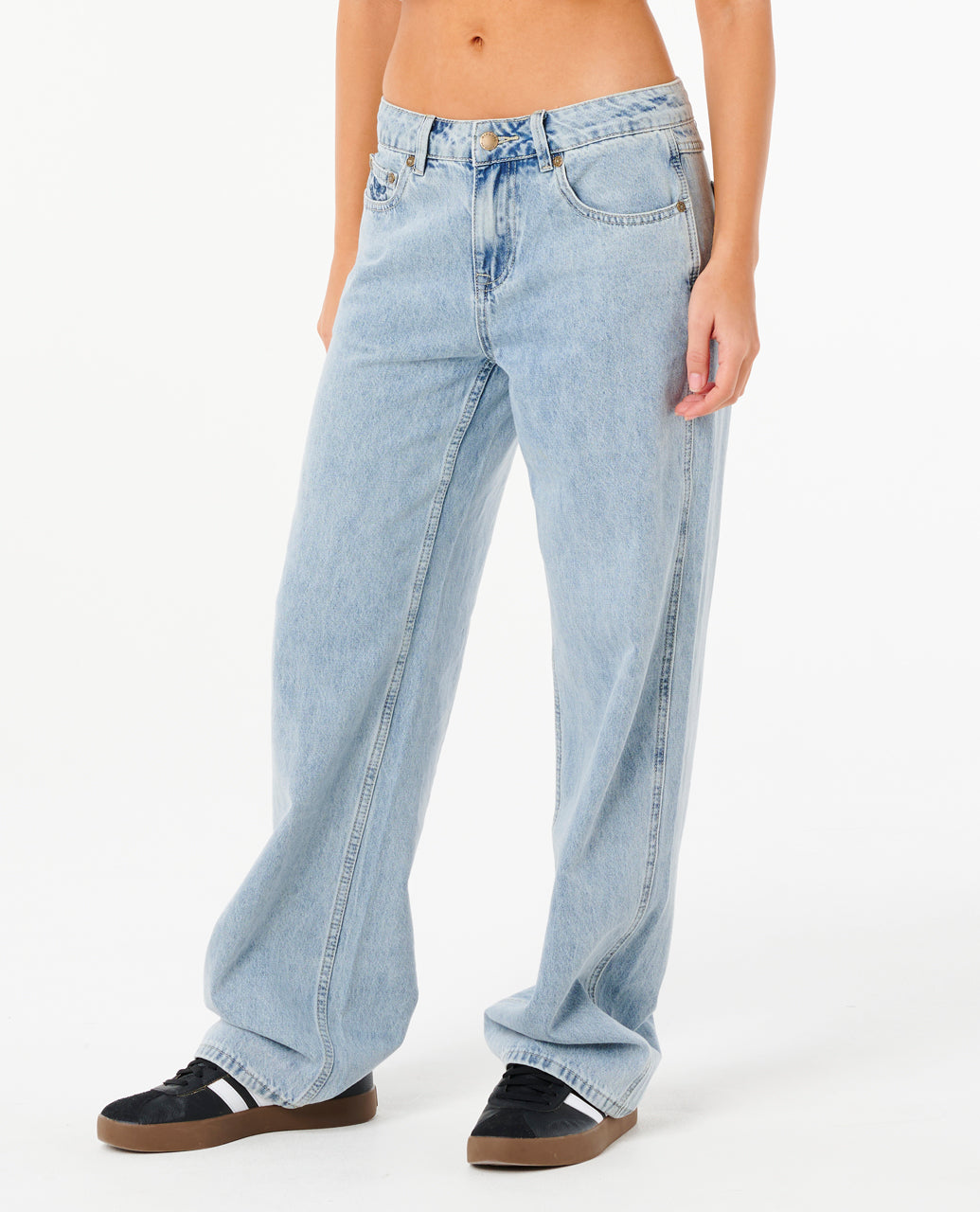 AGGIE RELAXED JEANS - vintage blue