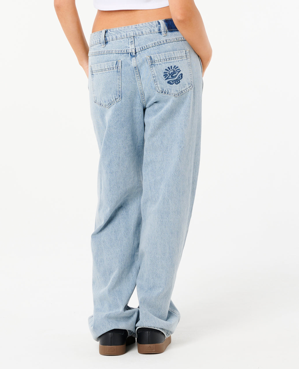 AGGIE RELAXED JEANS - vintage blue