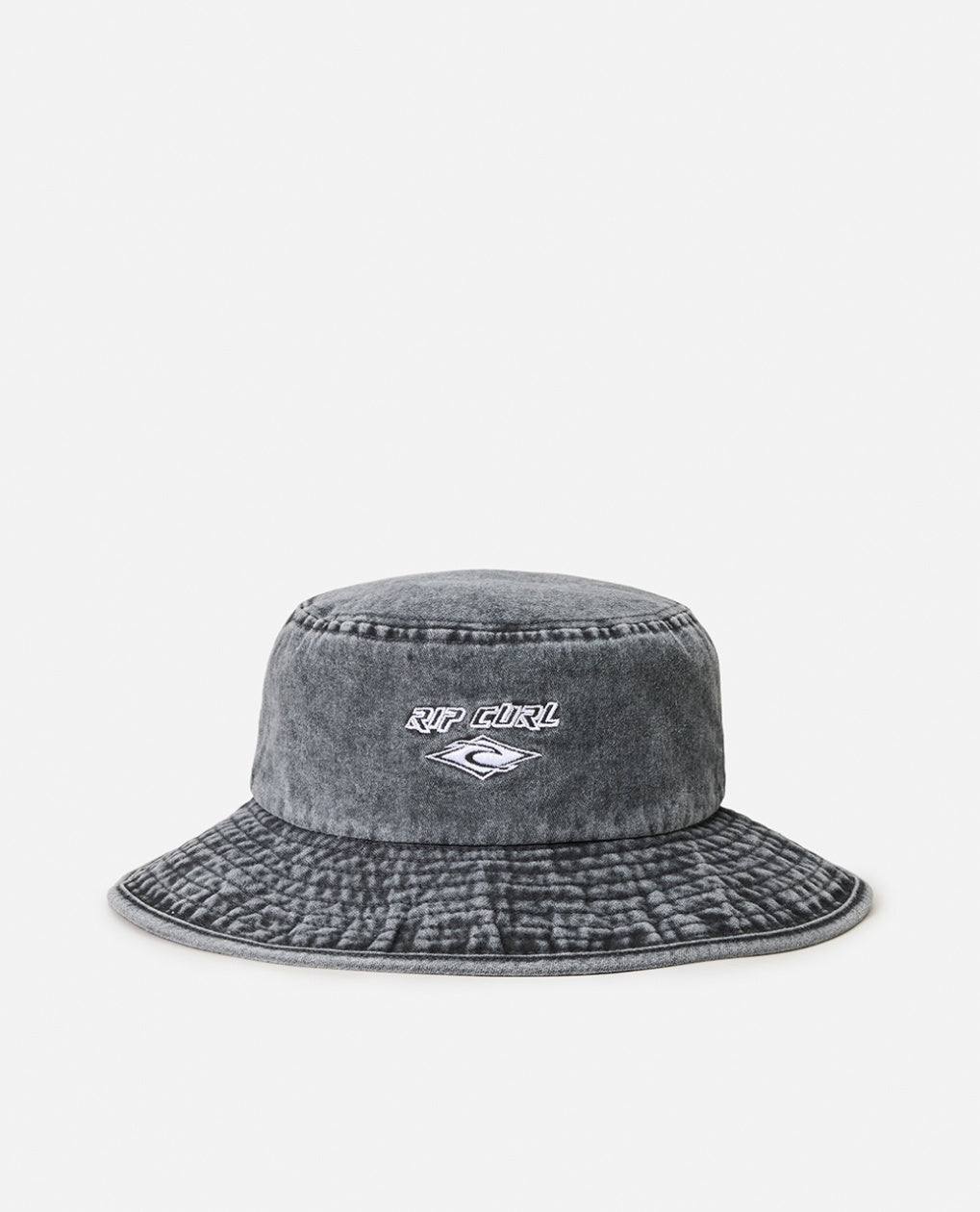PREMIUM SURF UPF SUN HAT - washed black/black