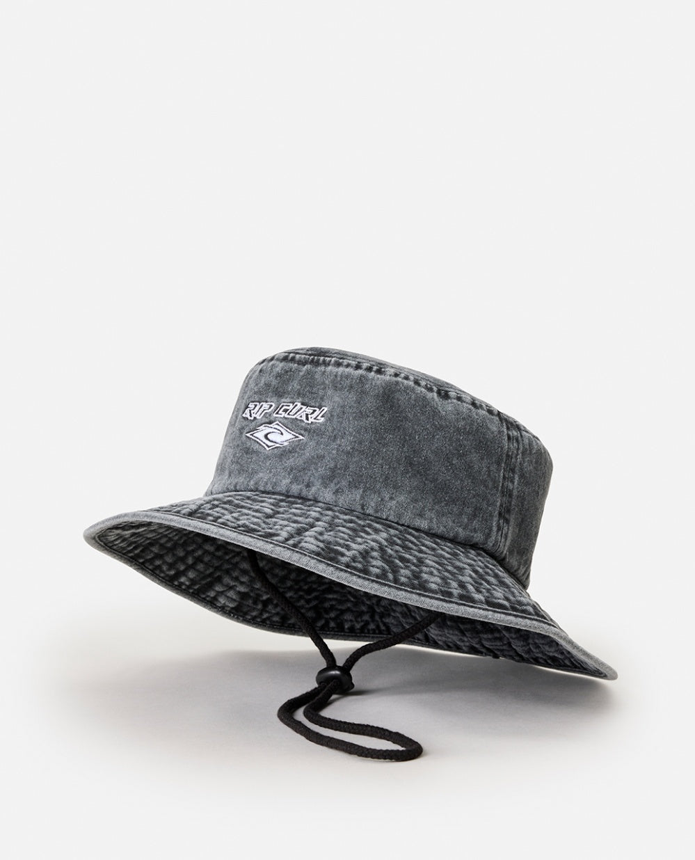 PREMIUM SURF UPF SUN HAT - washed black/black