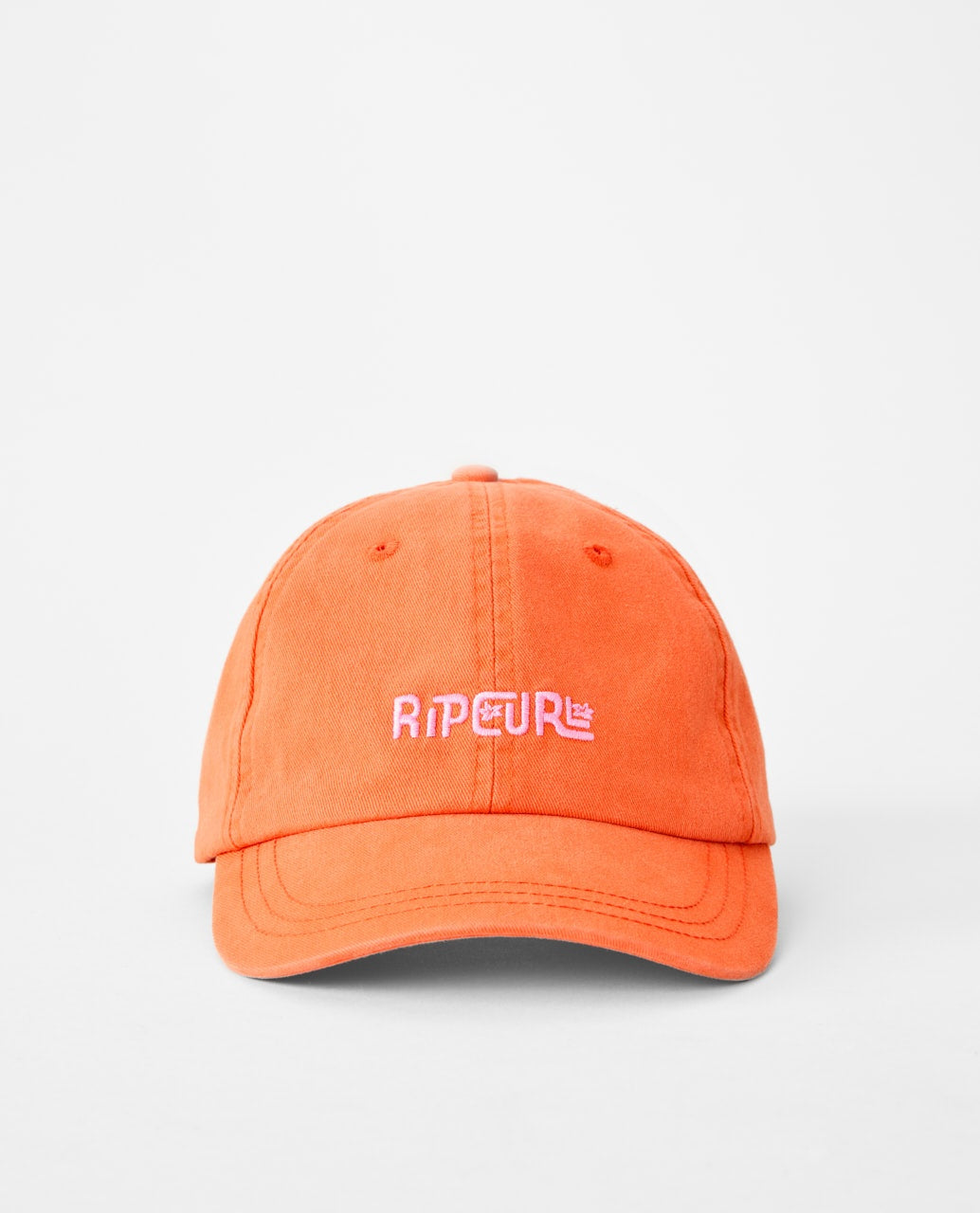 MIXED 6 PANEL CAP - bright orange