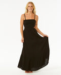 PREMIUM SURF MAXI DRESS - black