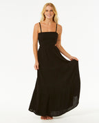 PREMIUM SURF MAXI DRESS - black