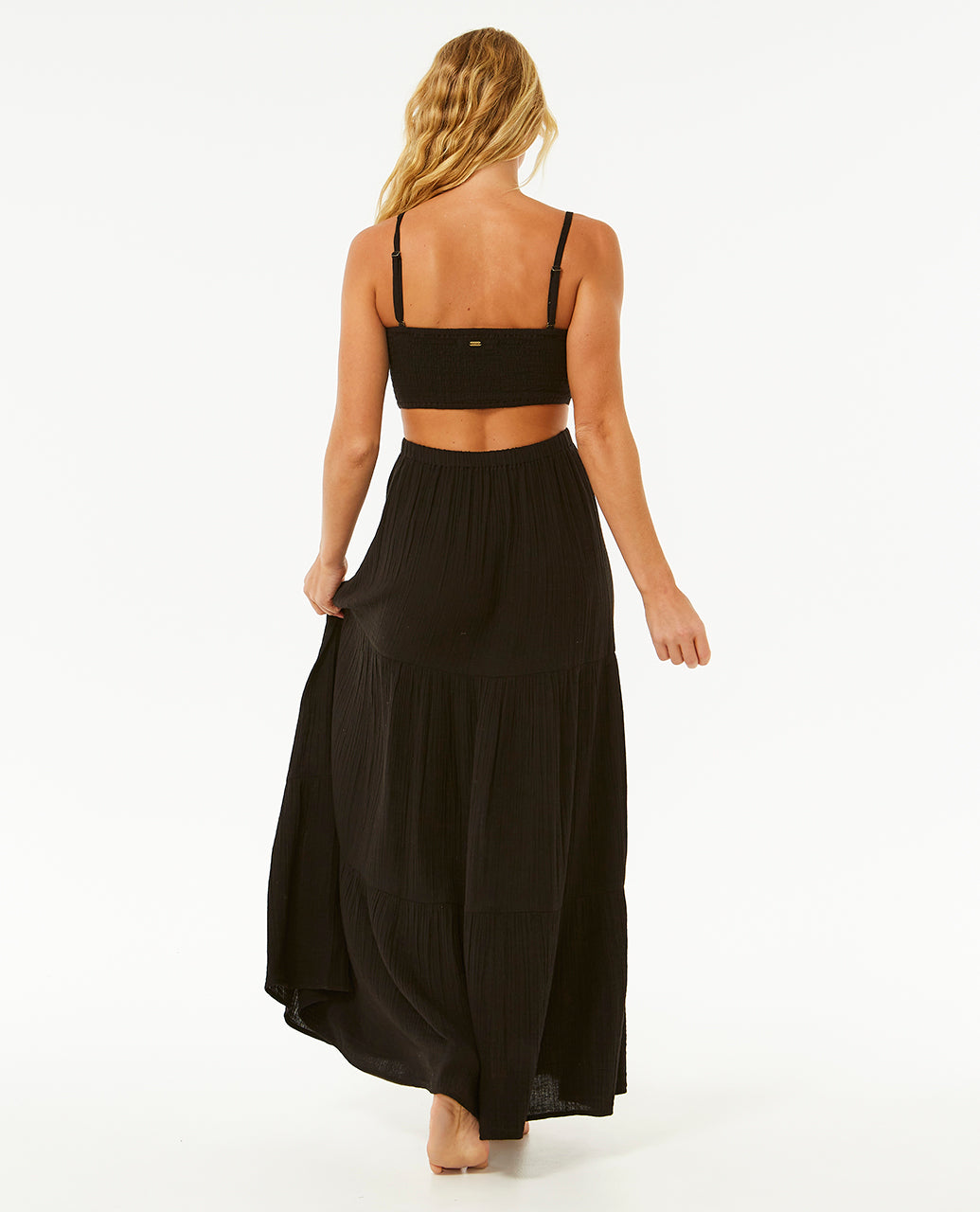 PREMIUM SURF MAXI DRESS - black