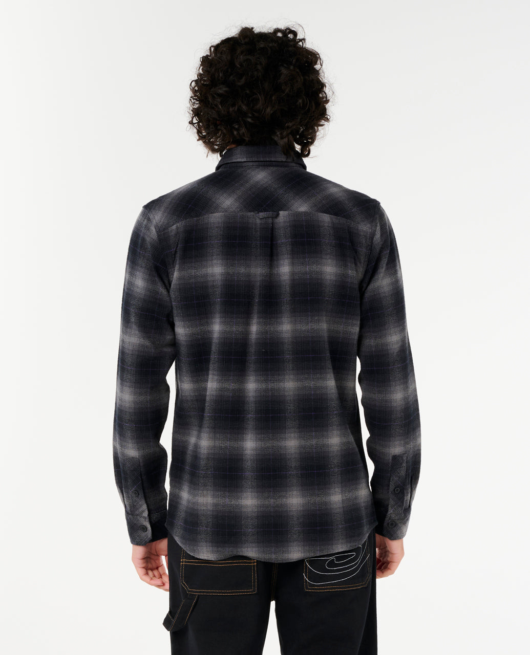 SUPER COMPUTER FLANNEL - black