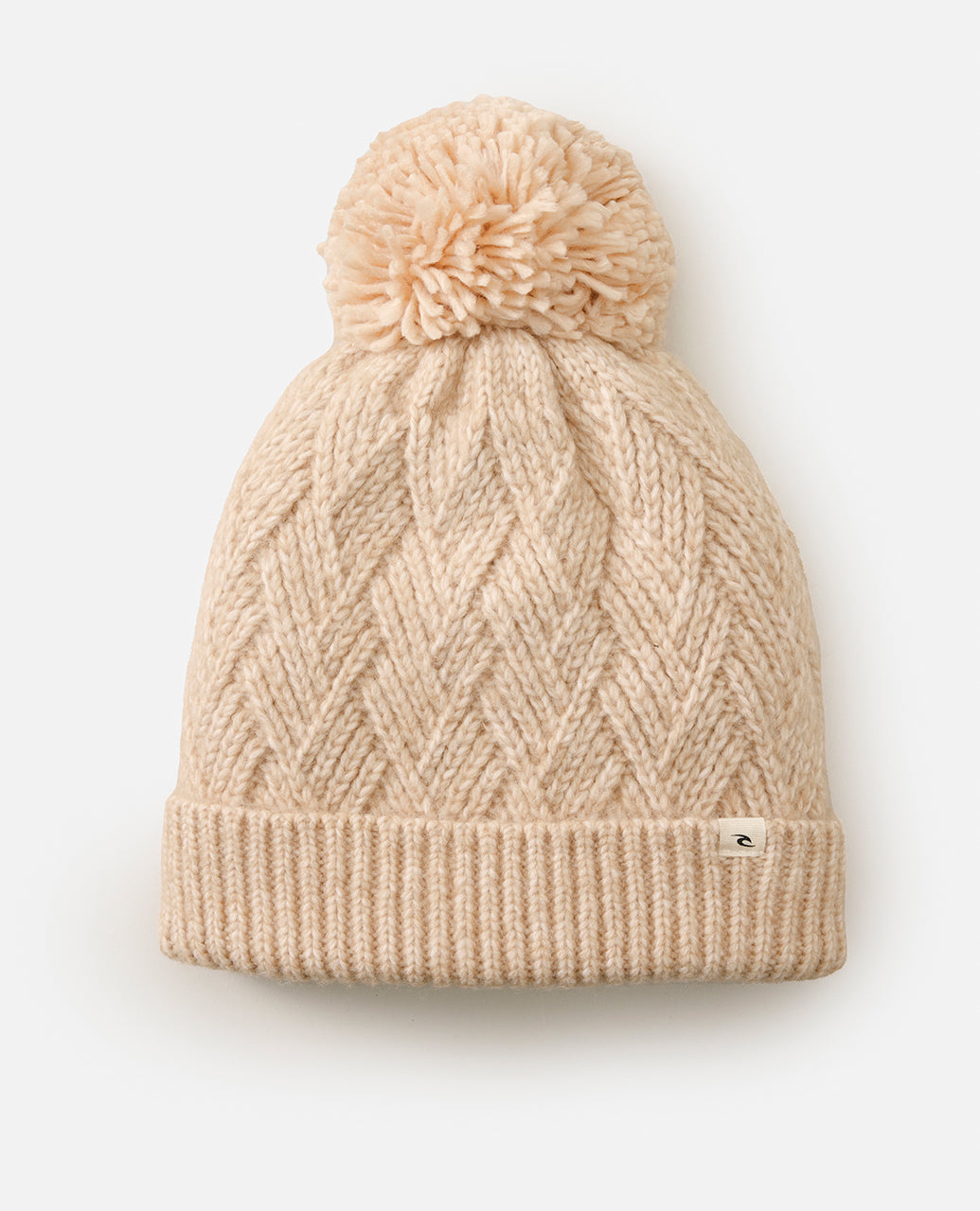 PREMIUM REG POMPOM BEANIE - oatmeal marle