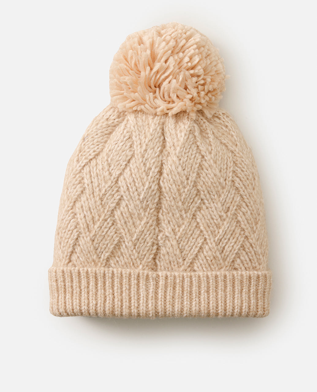 PREMIUM REG POMPOM BEANIE - oatmeal marle