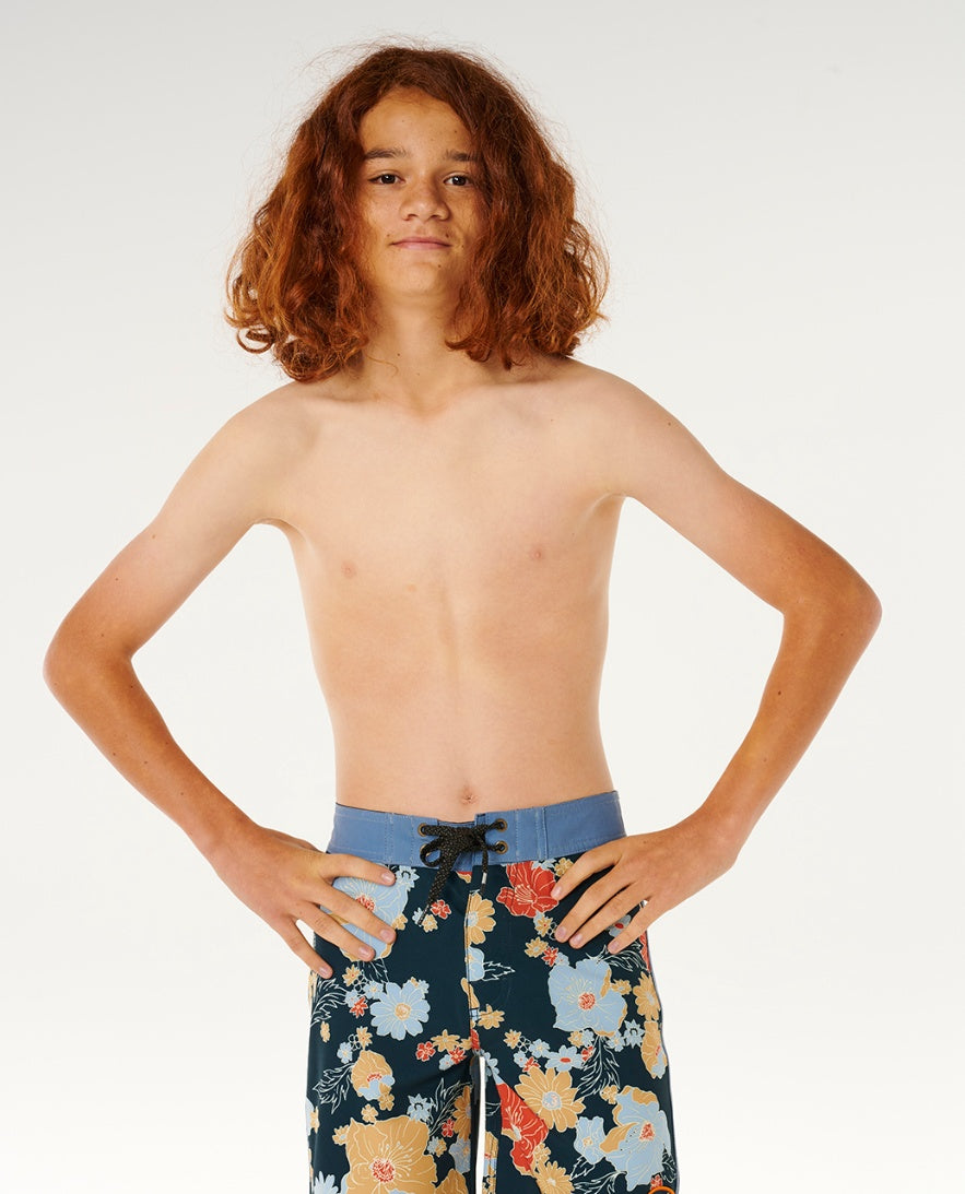 PACIFIC FLORAL MIRAGE BOY - dark navy
