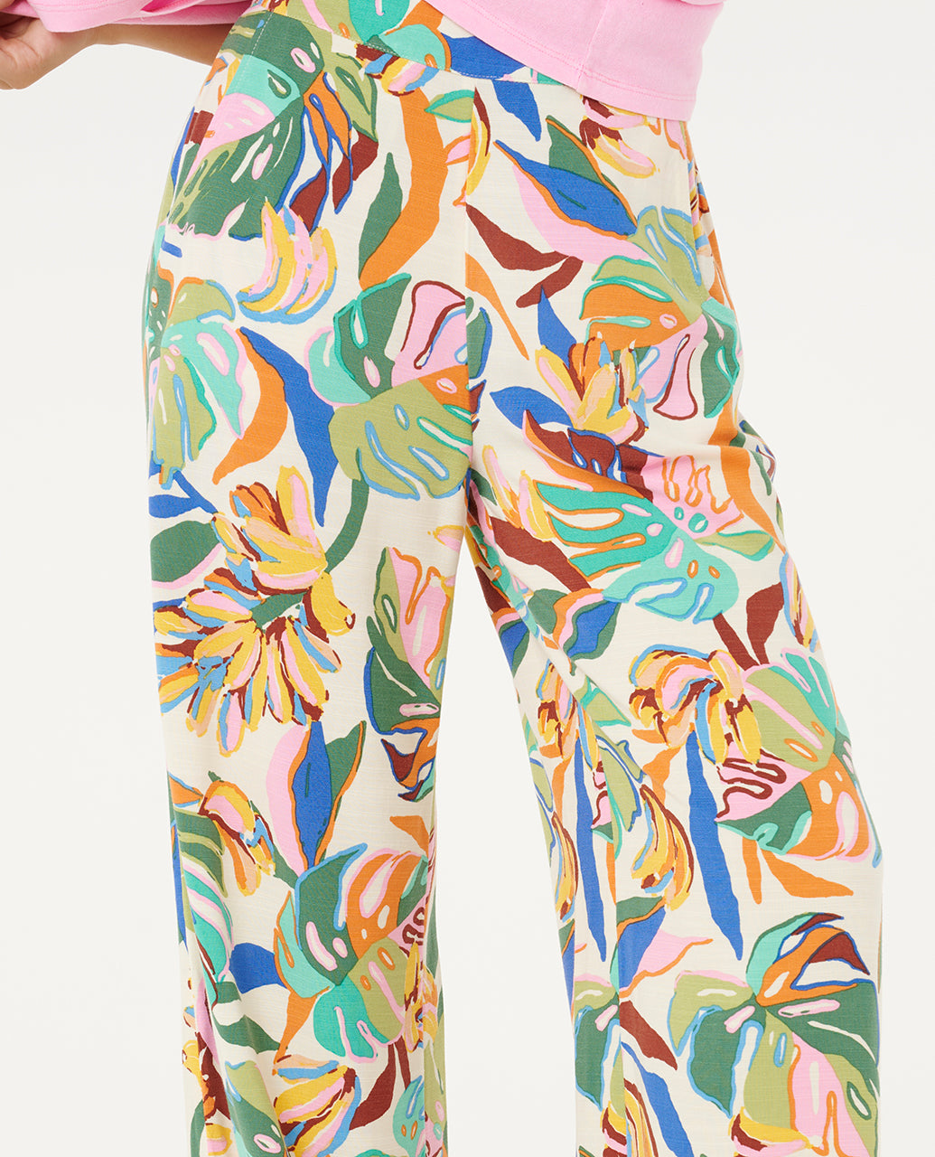 SUNSET LUAU BEACH PANT - cream