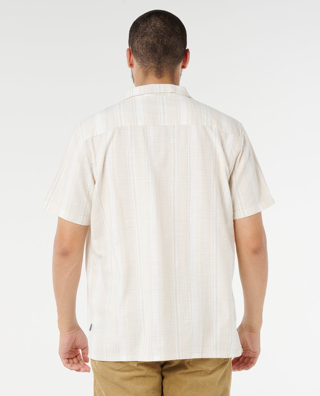 MOD CALI STRIPE S/S SHIRT - bone