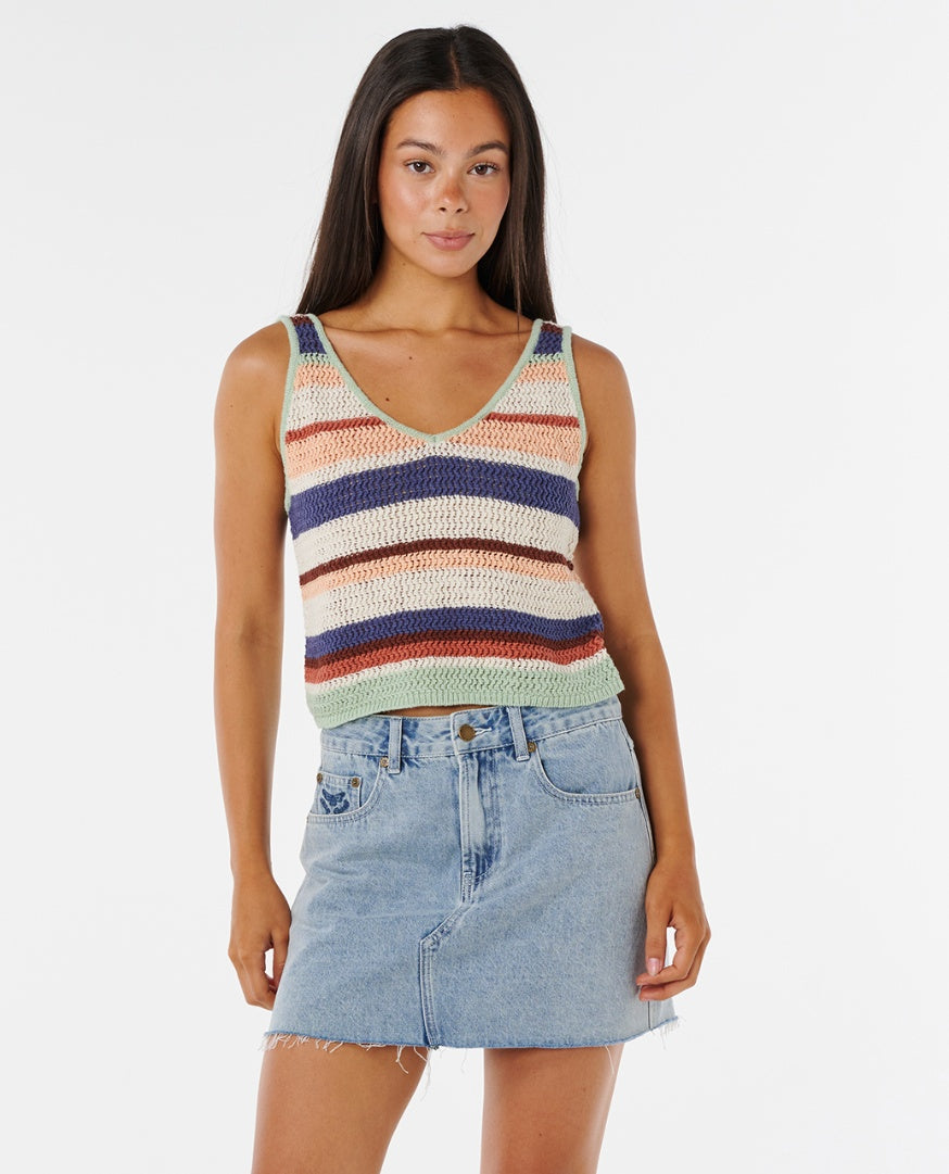 OCEANIC KNIT TOP - multico