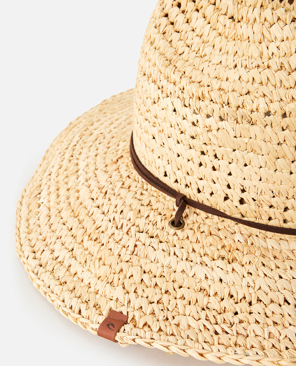 CRUSHABLE STRAW COWGIRL HAT - natural