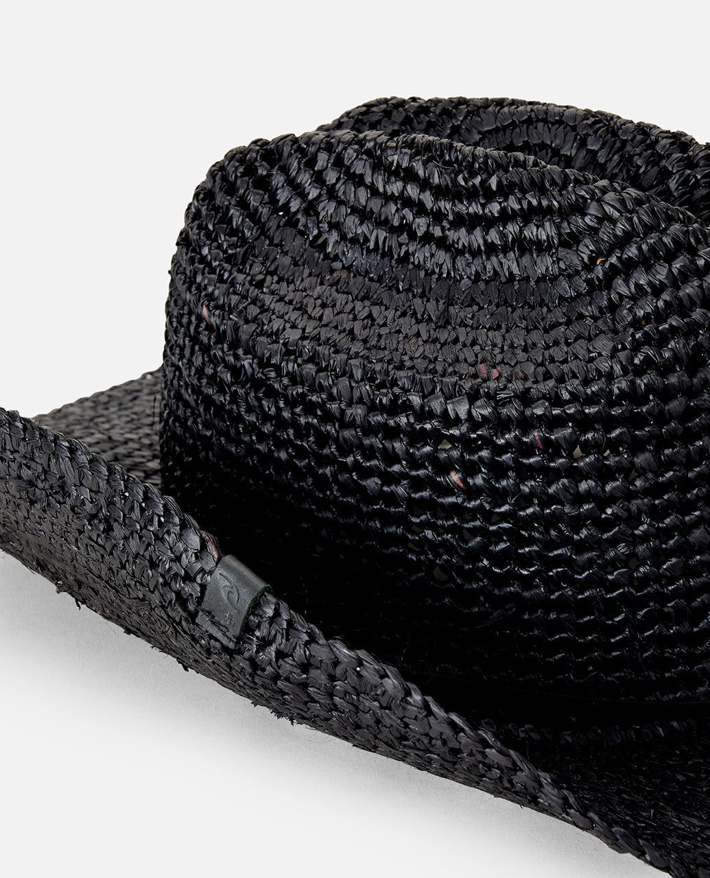 CRUSHABLE STRAW COWGIRL HAT - black