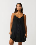 PREMIUM SURF COVER UP - black