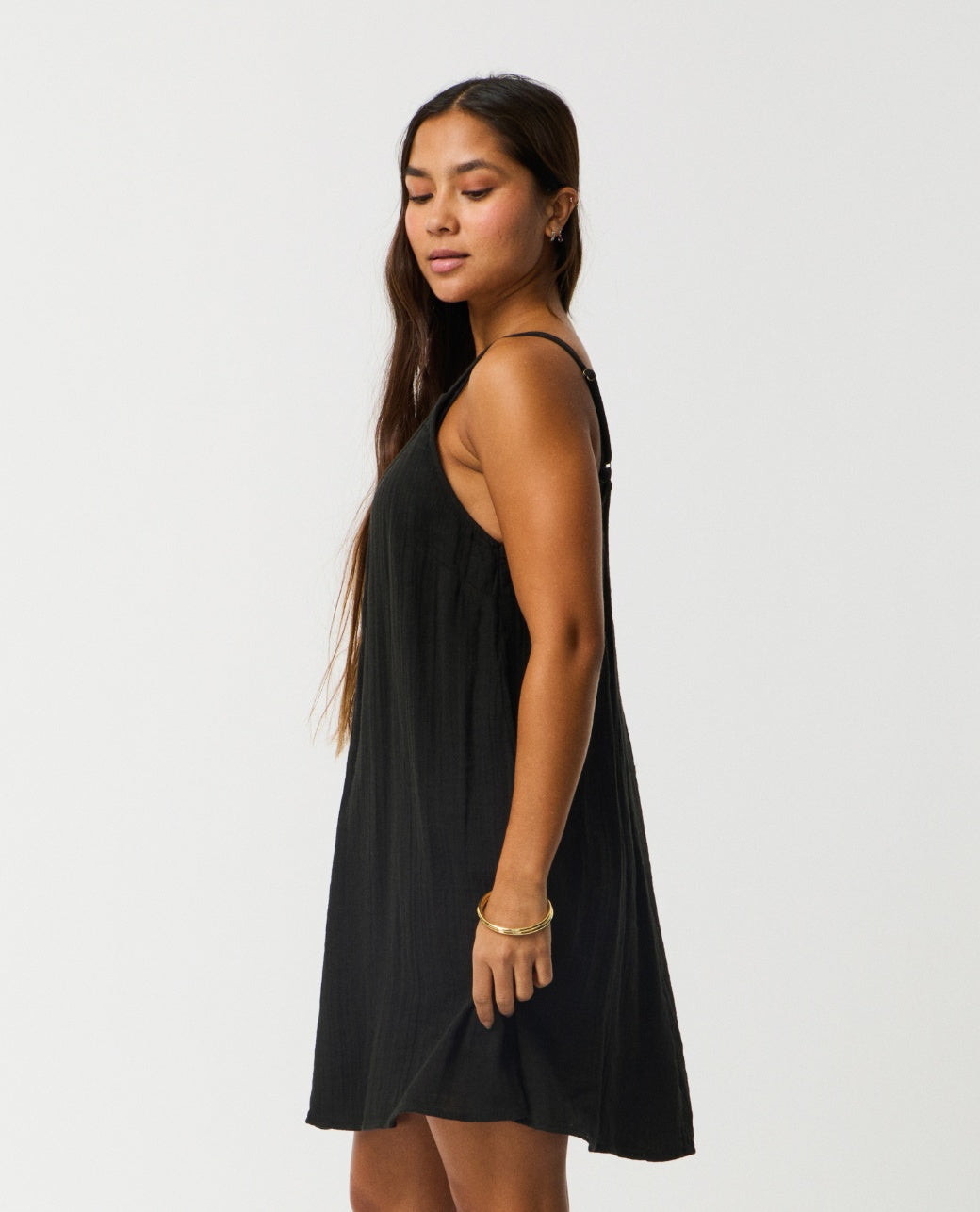 PREMIUM SURF COVER UP - black