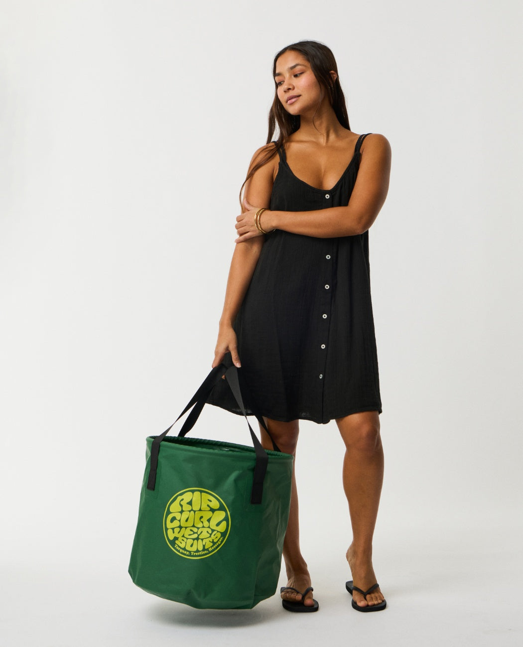 PREMIUM SURF COVER UP - black