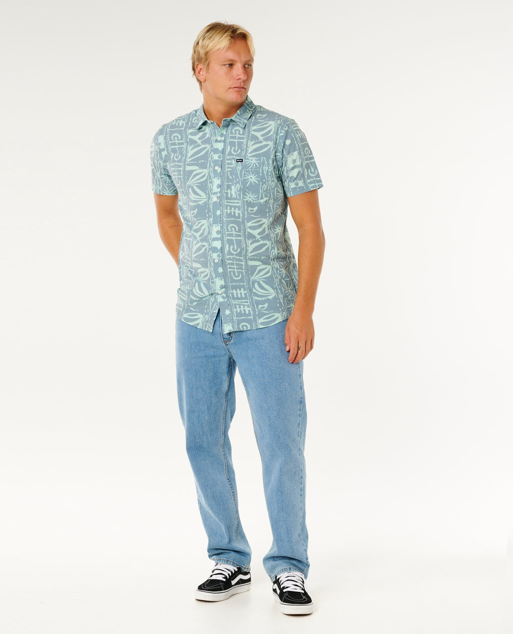 SESSIONS AEROTECH SS - mineral blue