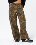 PARADISE CAMO CARGO PANT - khaki