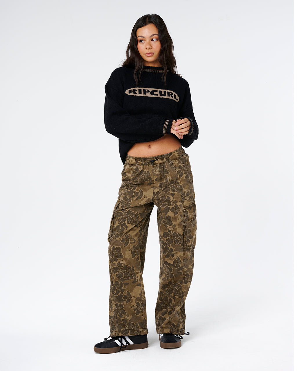 PARADISE CAMO CARGO PANT - khaki
