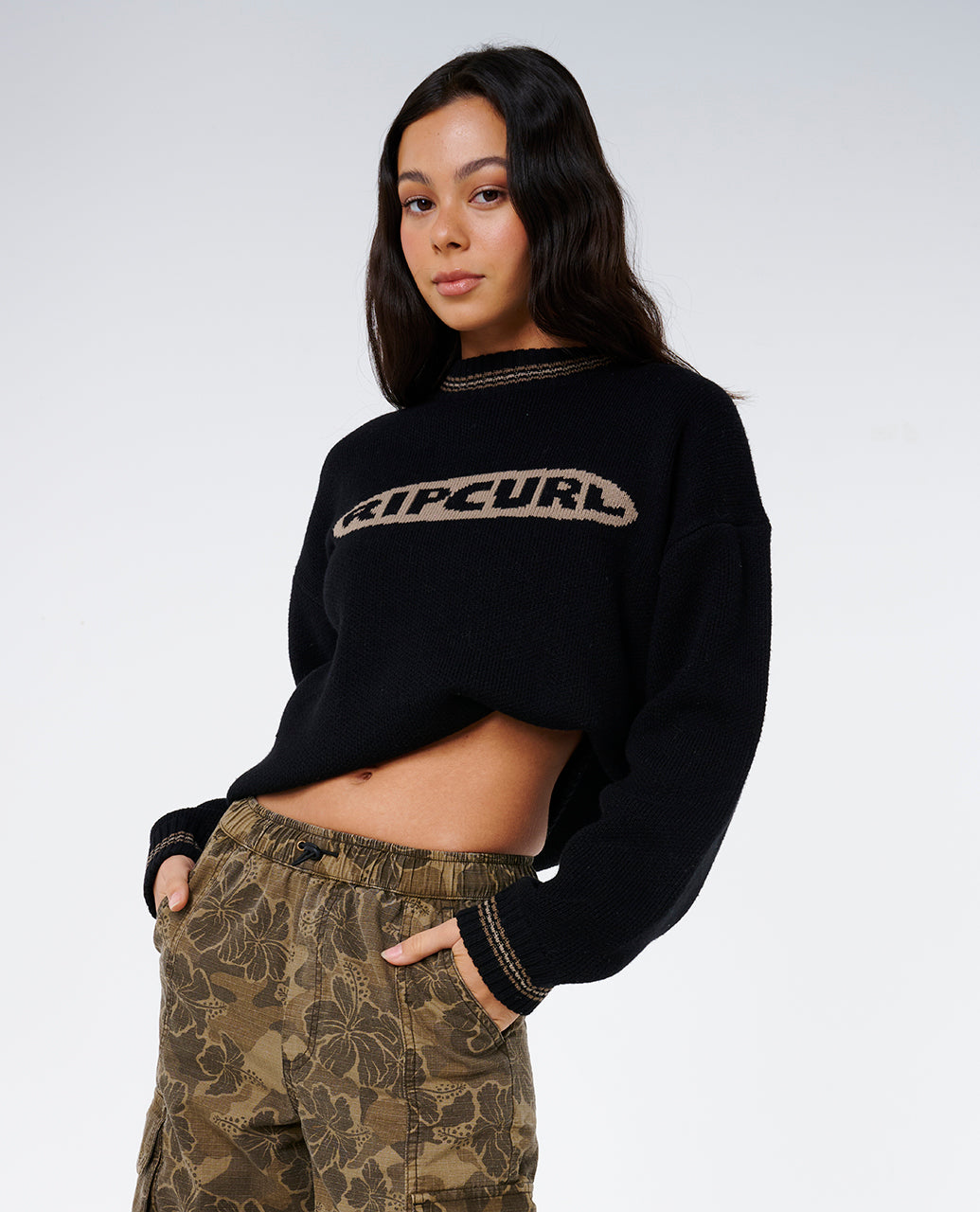 PARADISE CAMO CARGO PANT - khaki