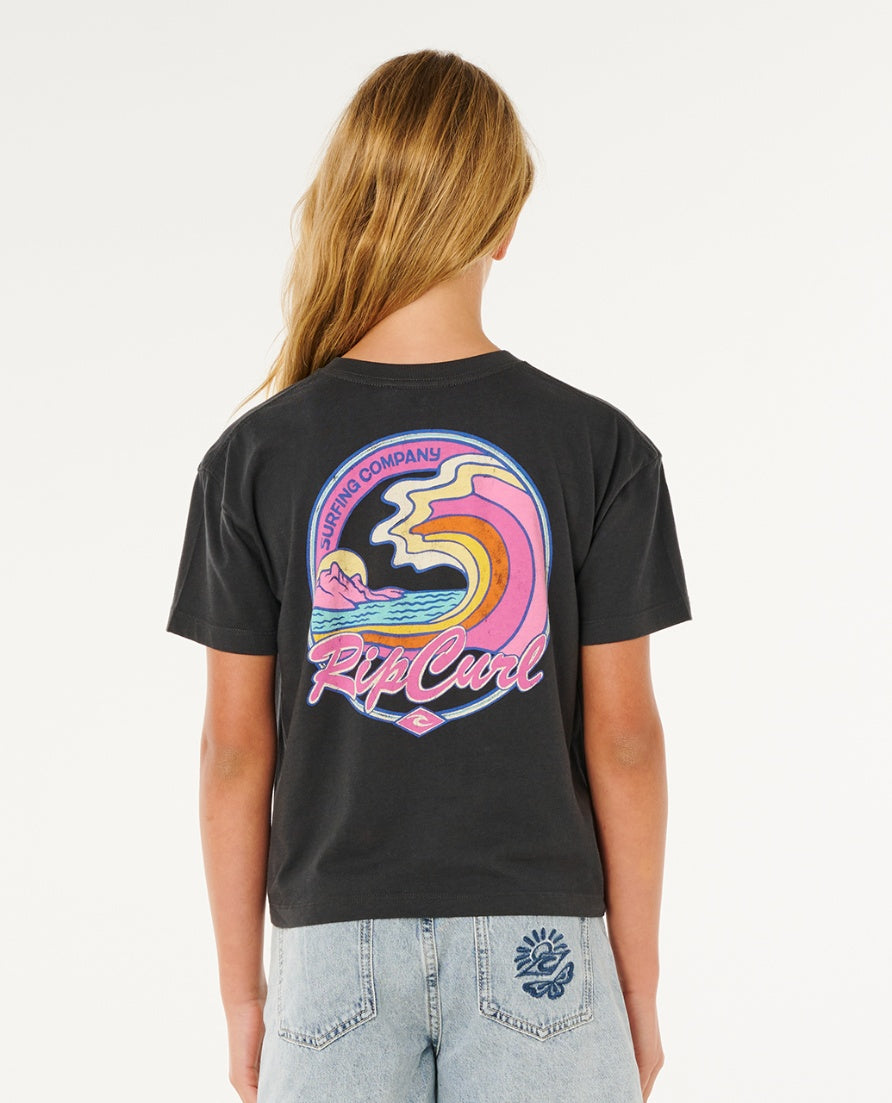 LAYDAY CROP GIRL - washed black