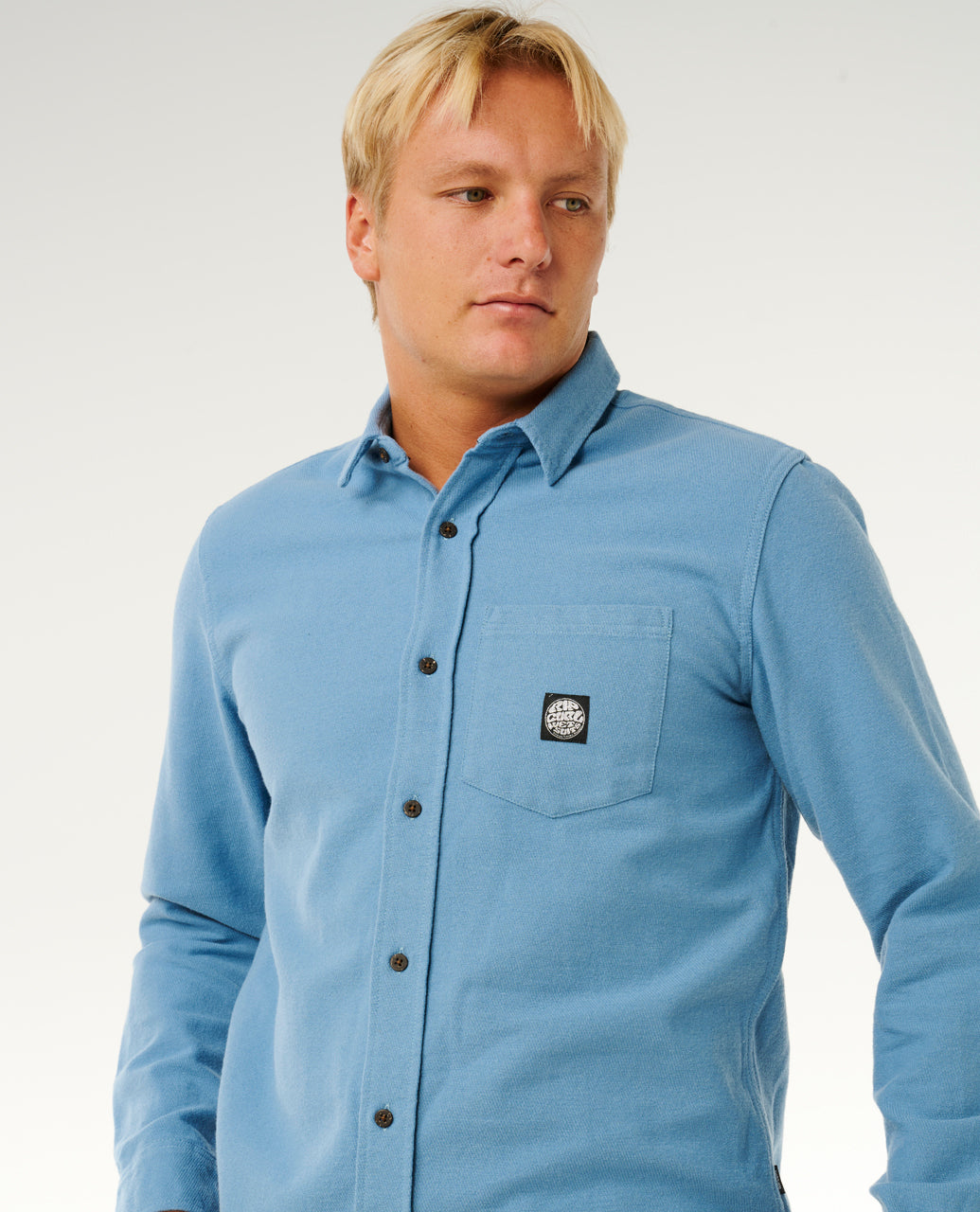 PREMIUM SURF L/S SHIRT - bluefin
