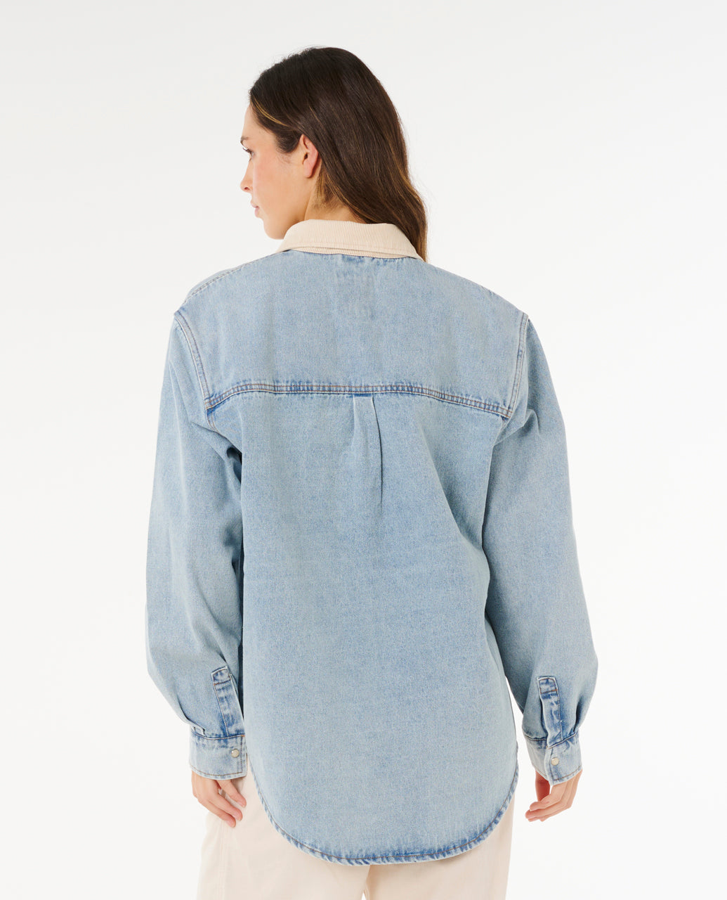 SURF SIDE RLXD DENIM SHIRT - washed blue