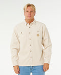 PREMIUM SURF CORD LS SHIRT - sand dune