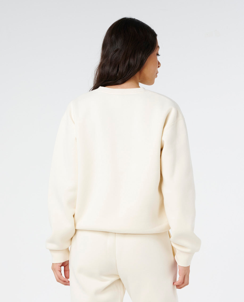 SURF STAPLE RELAXED CREW - bone