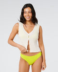 CATALINA ISLAND KNIT VEST - off white