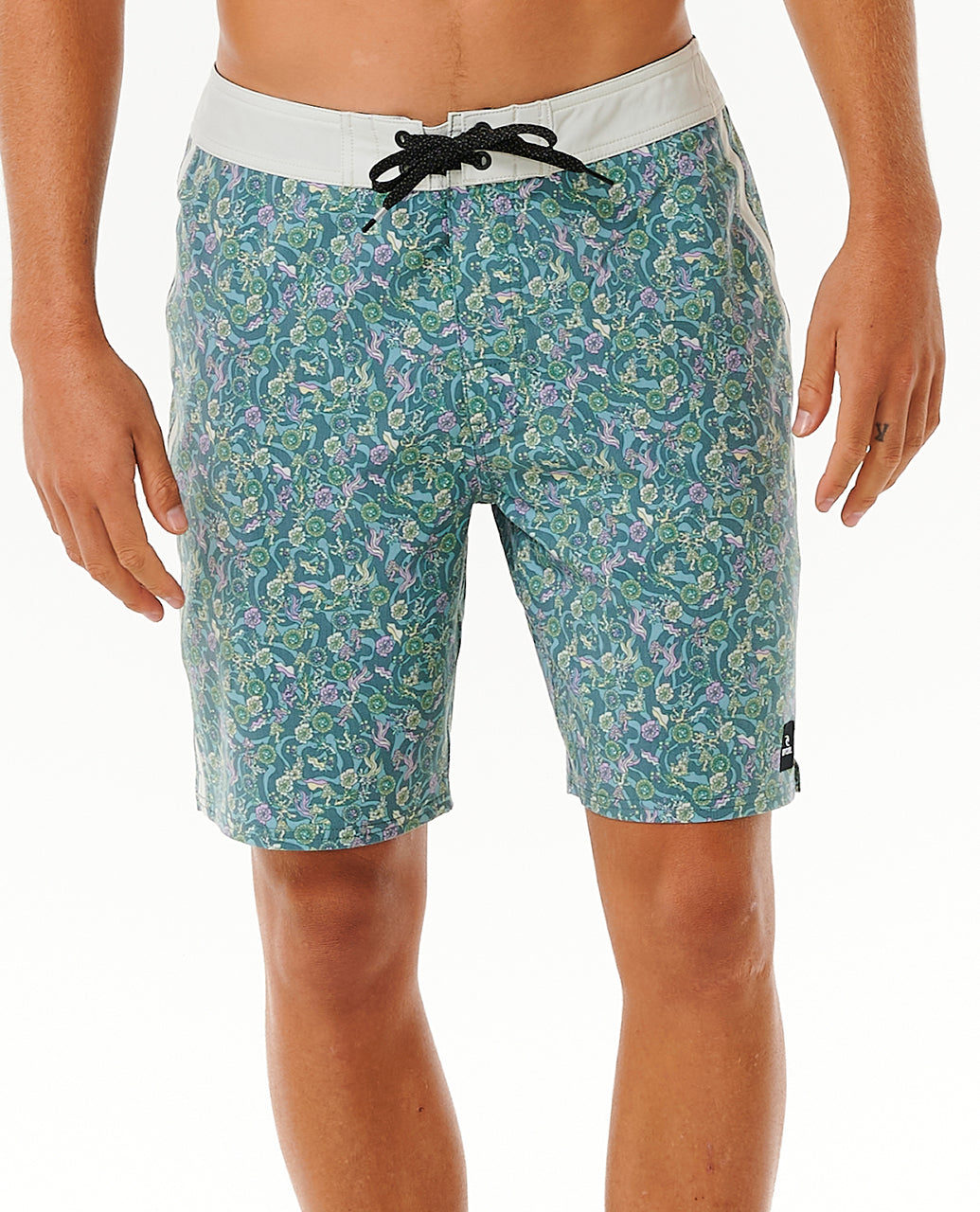 MIRAGE FLORAL REEF - blue stone