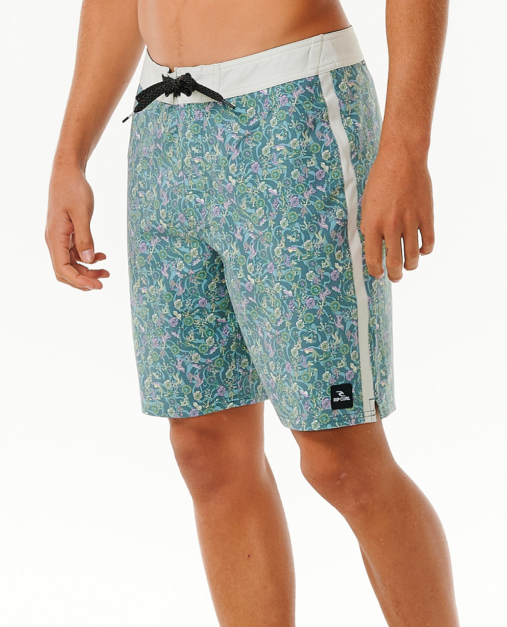 MIRAGE FLORAL REEF - blue stone