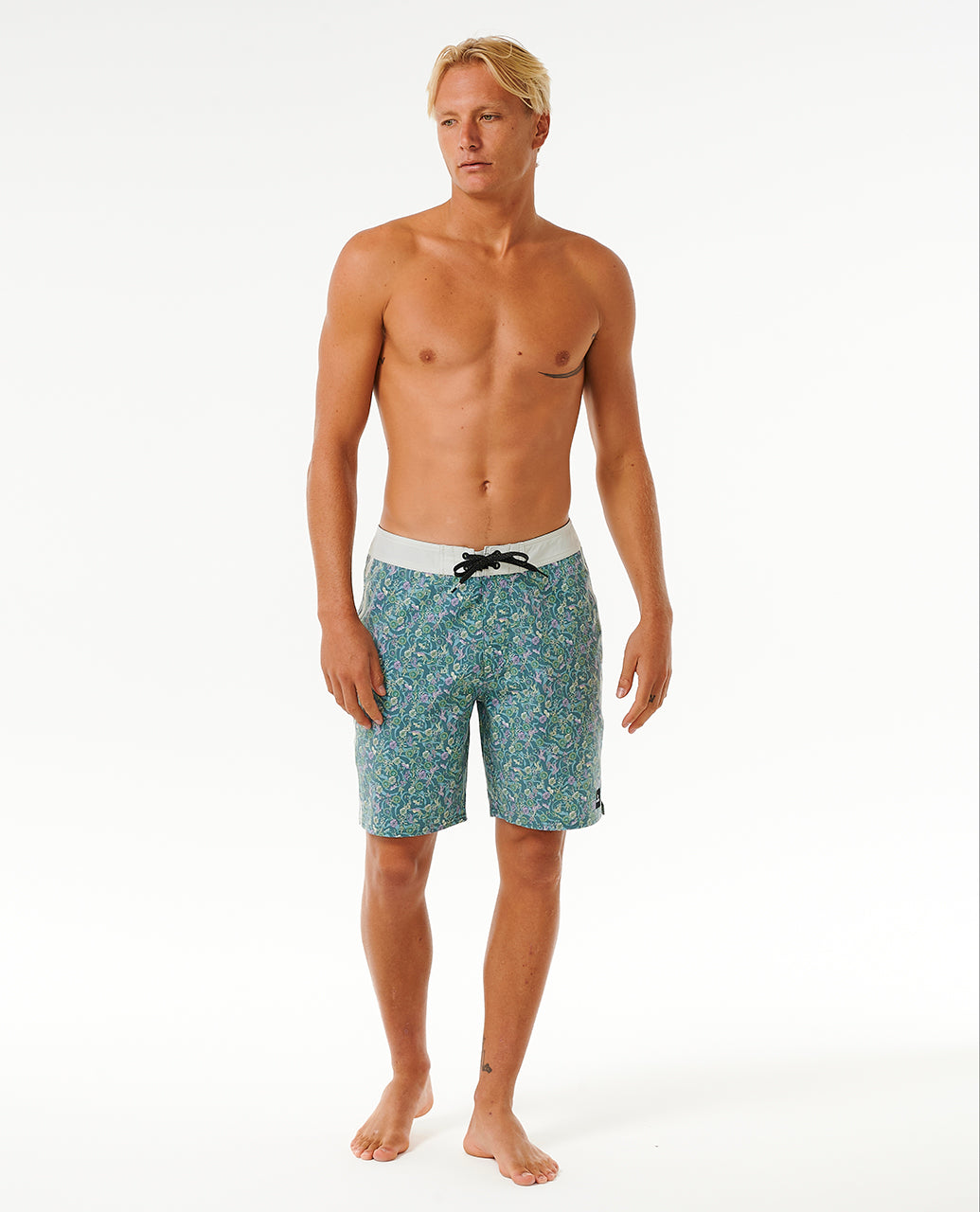 MIRAGE FLORAL REEF - blue stone