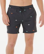 FUN TIMES VOLLEY - sunrise washed black