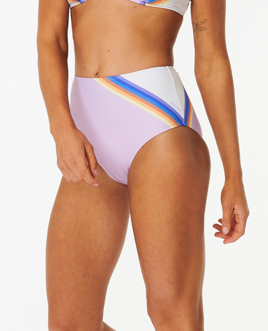 SUNRISE STRIPE HI WAIST GOOD - lilac